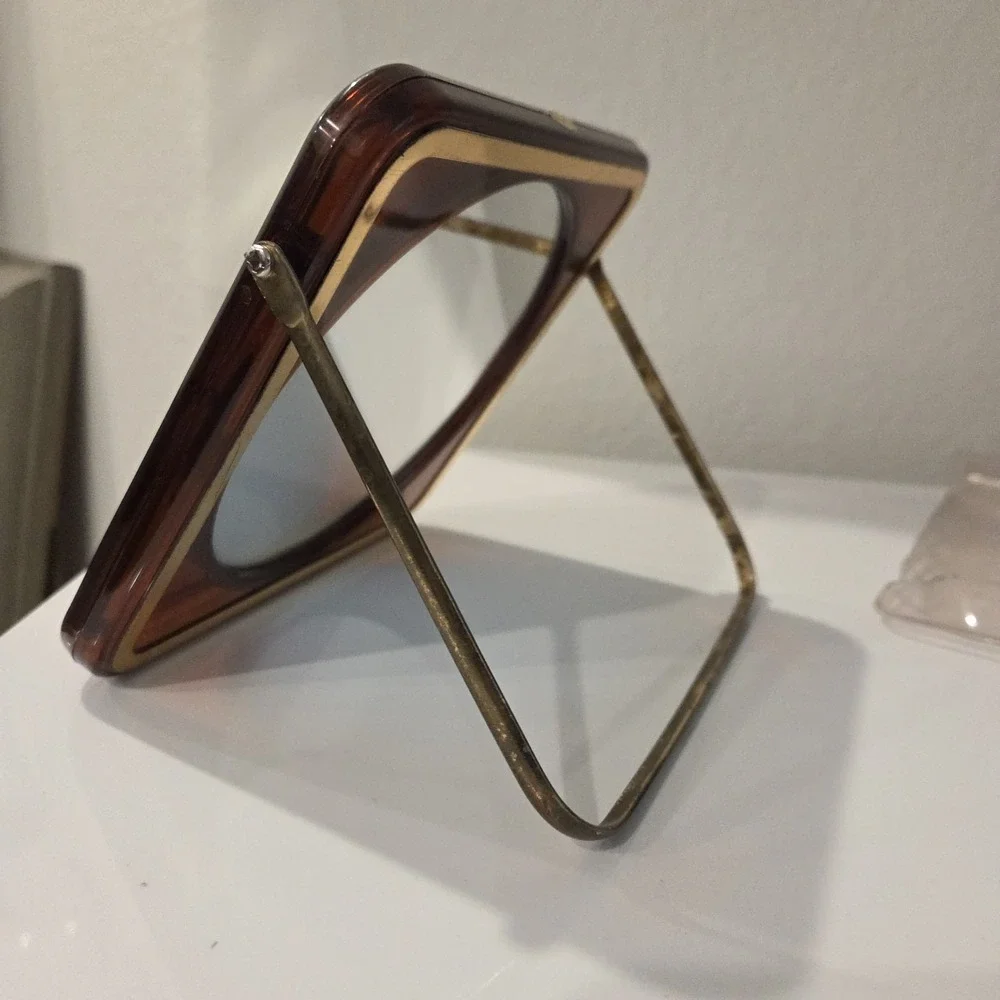 Vintage 1984 Goody 2-Sided Mirror Stand Up Vanity Magnifying/Regular Hong Kong